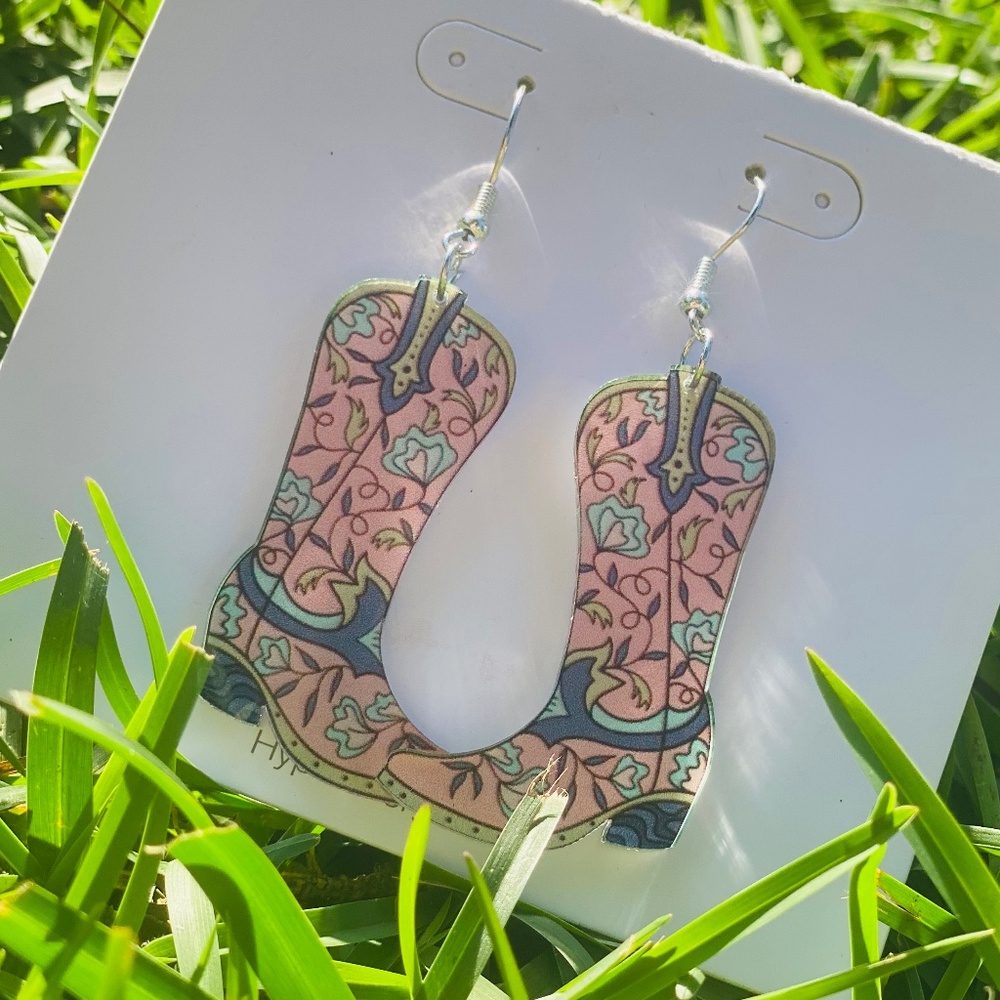 Cowgirl Boot Earrings